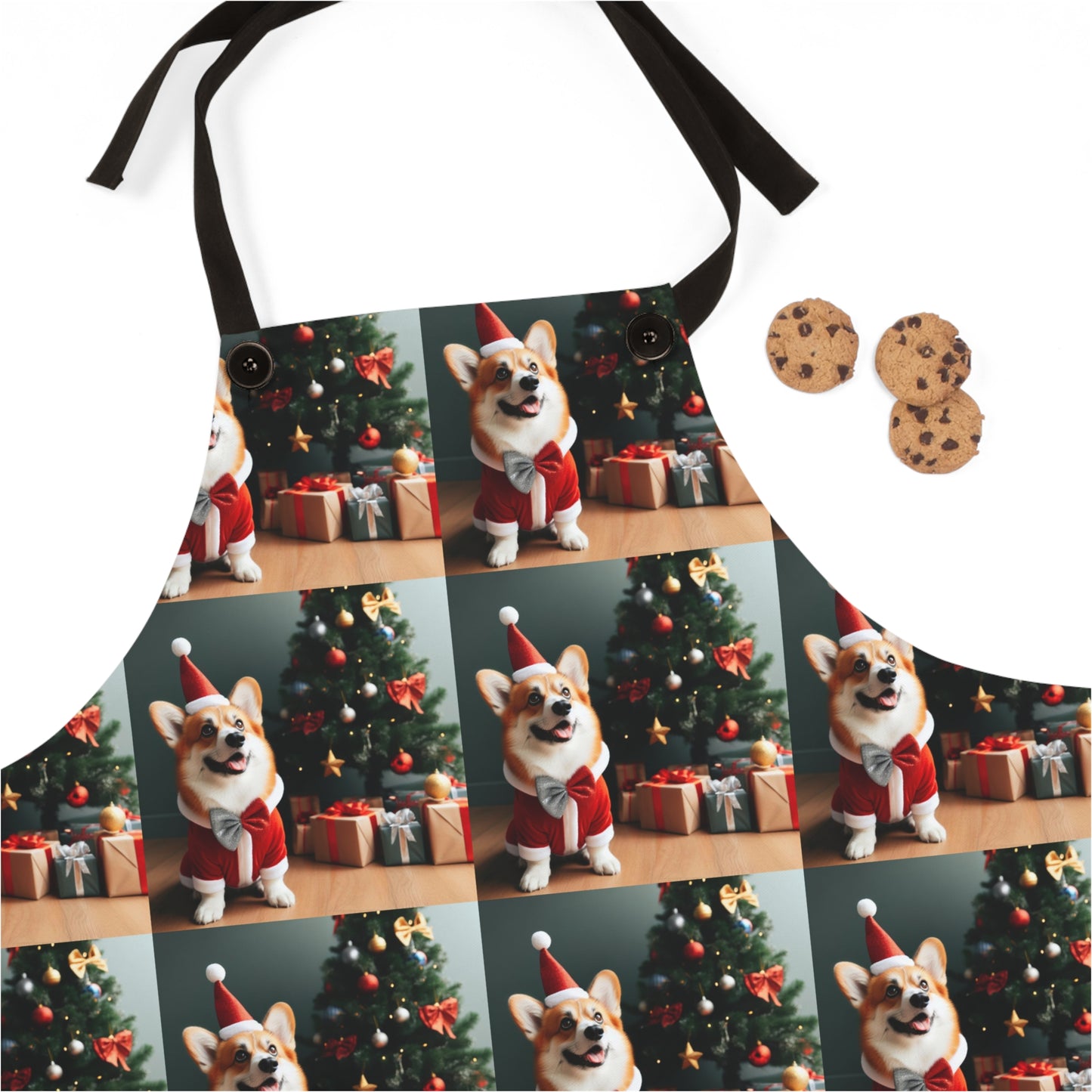 Corgi Christmas Apron