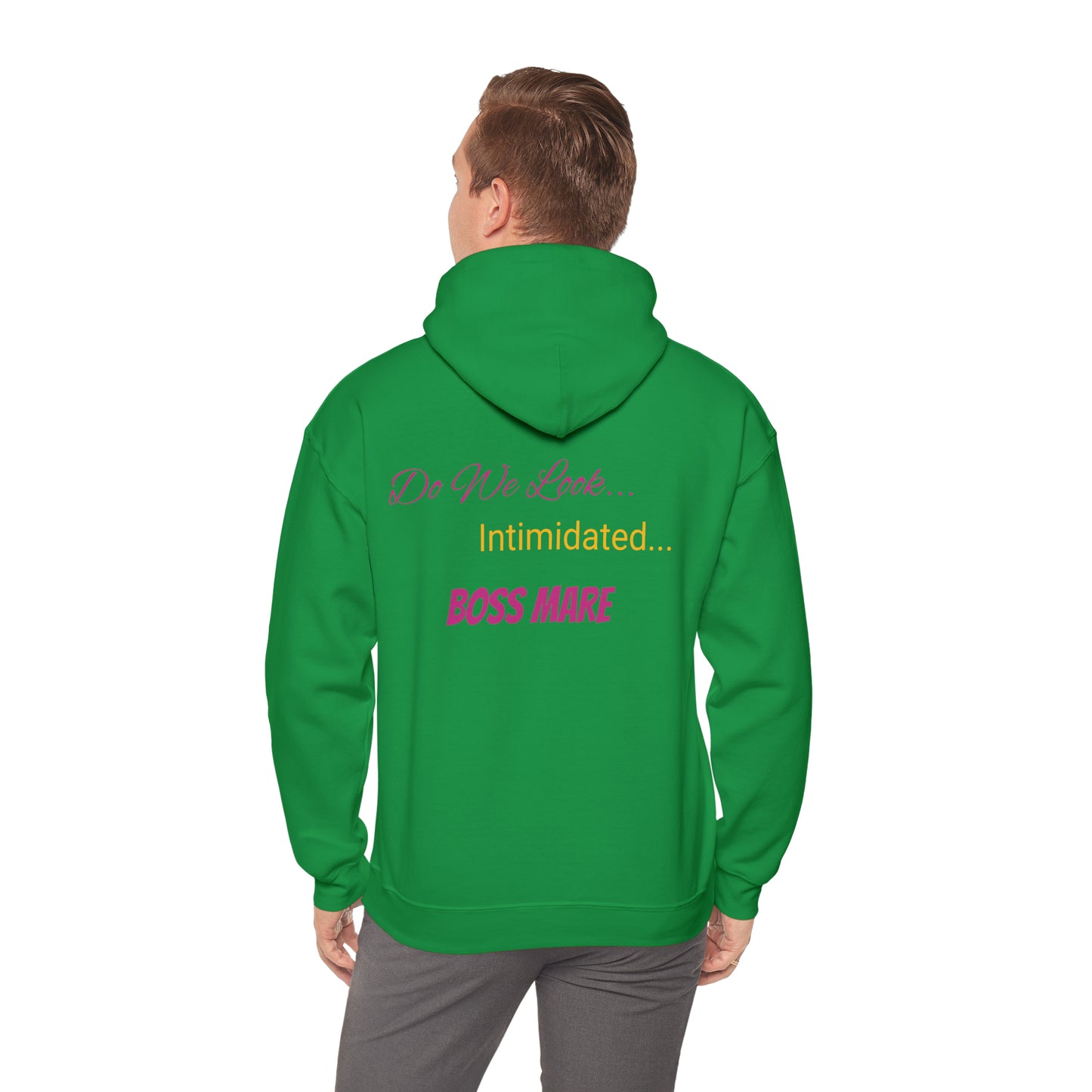 Do We Look Intimidated BOSS MARE Hooded Sweatshirt