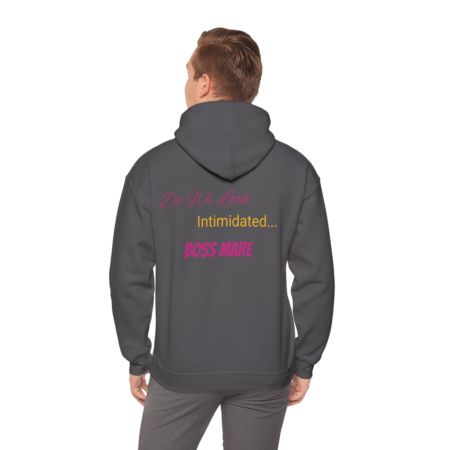 Do We Look Intimidated BOSS MARE Hooded Sweatshirt